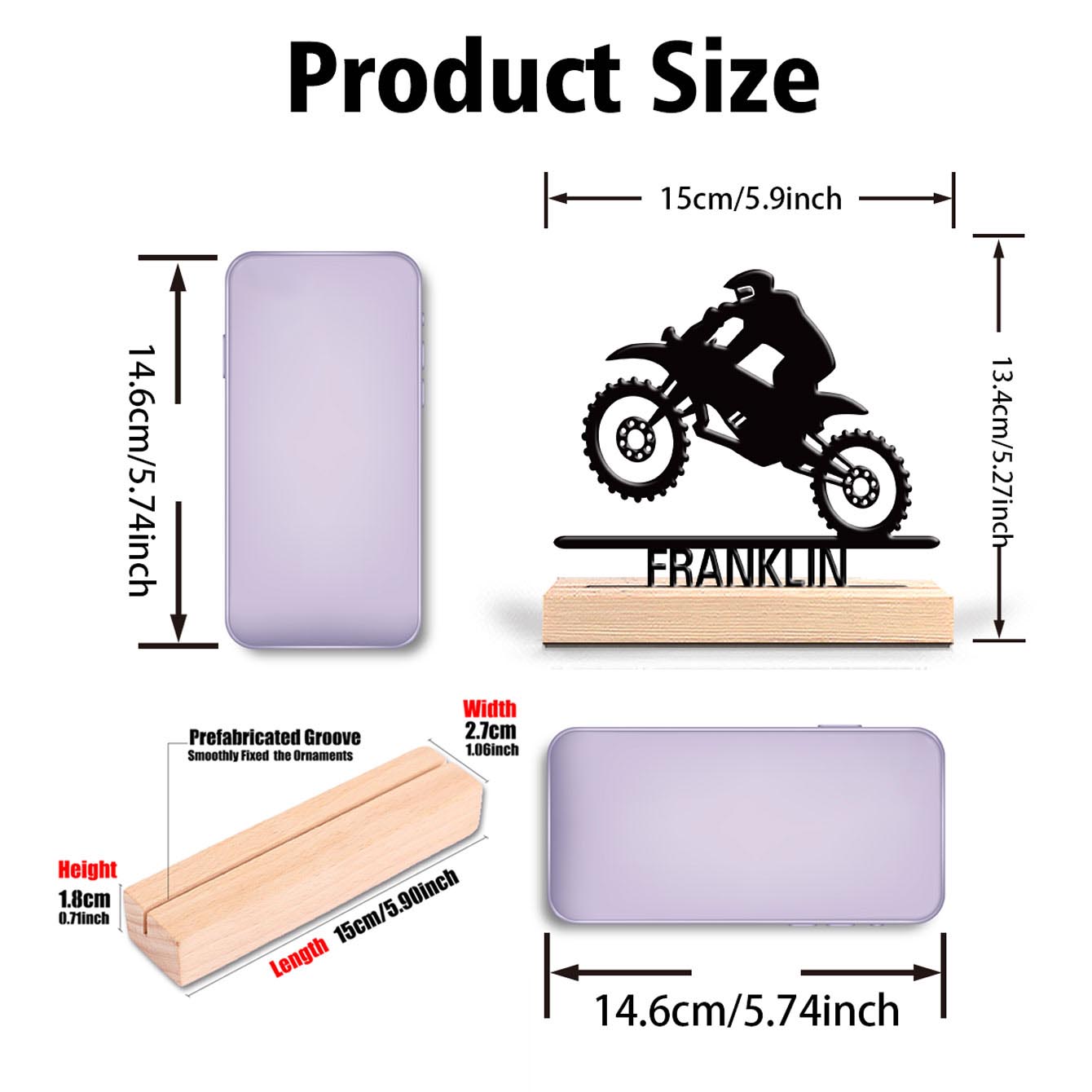 1pc Abstract Motorbike jumping - огляд і ціна Art Craft Names