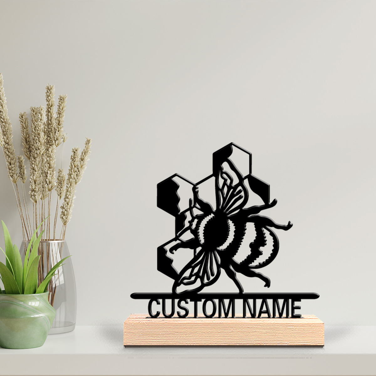1pc Simple bee Custom Name Met - огляд і ціна Art Craft Names