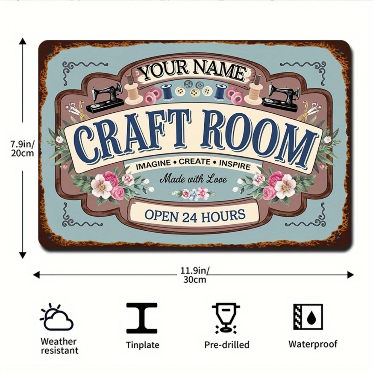 Custom Name Metal Craft Room S - огляд і ціна Art Craft Names