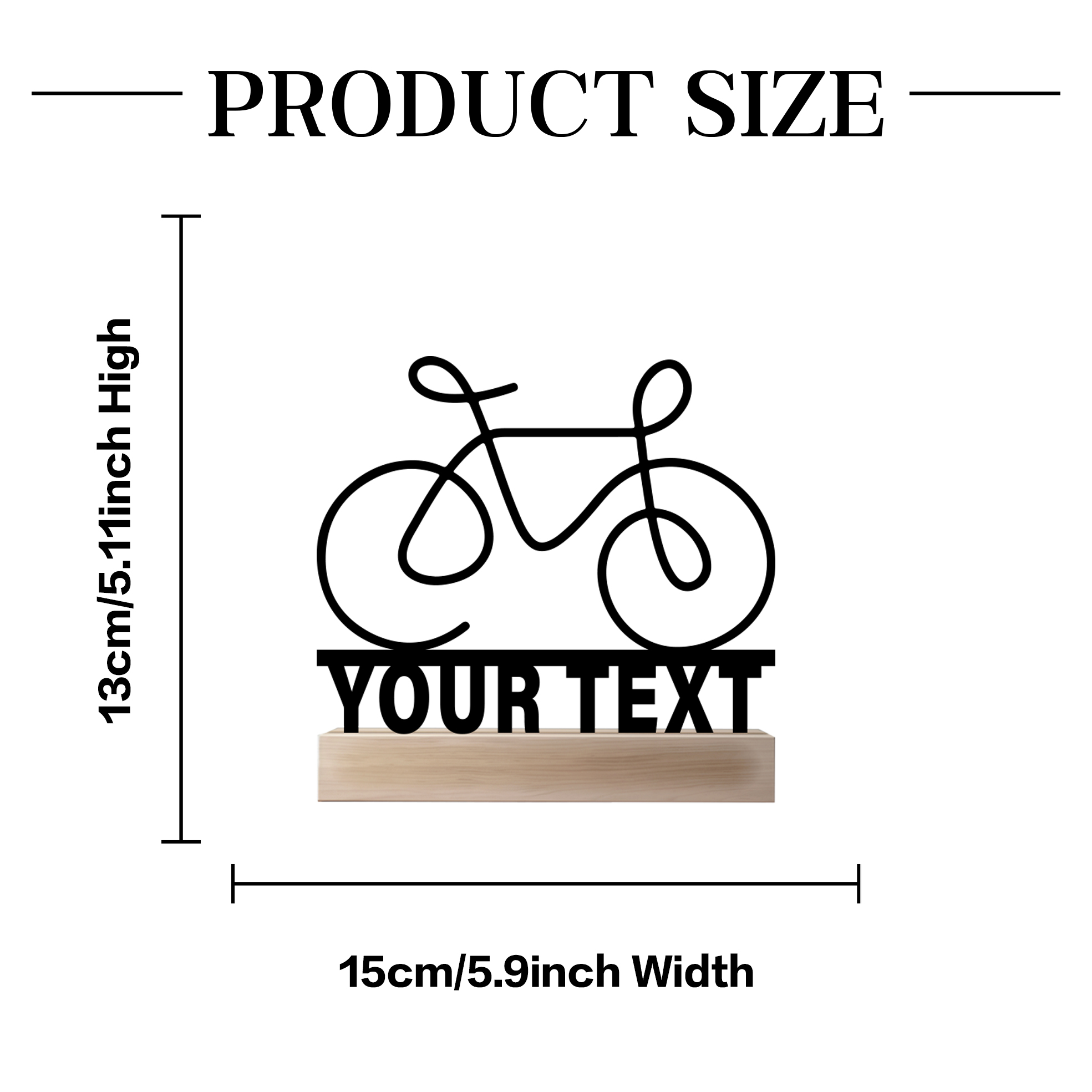 1pc Simple bicycle bike Custom - огляд і ціна Art Craft Names