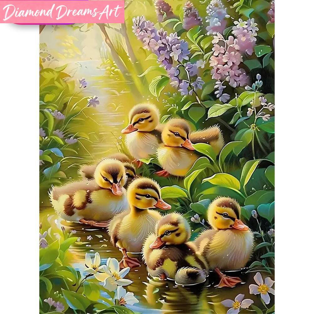 Frameless, 5D DIY Diamond Pain - огляд і ціна Art Craft Duck