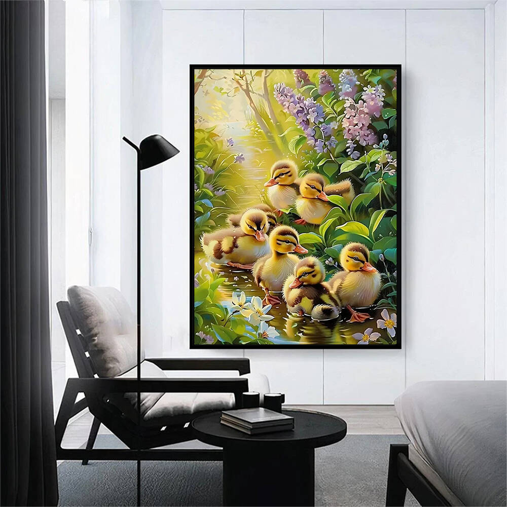 Frameless, 5D DIY Diamond Pain - огляд і ціна Art Craft Duck