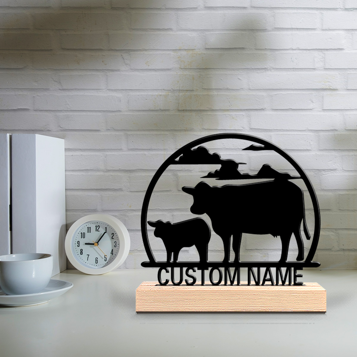 1pc Fashion Cow Customizable N - огляд і ціна Art Craft Names
