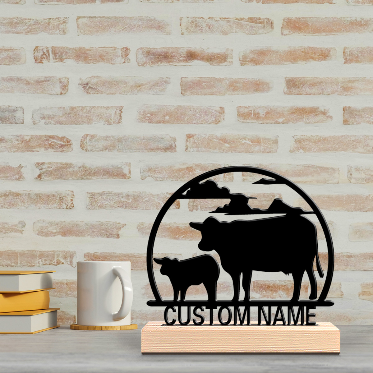 1pc Fashion Cow Customizable N - огляд і ціна Art Craft Names