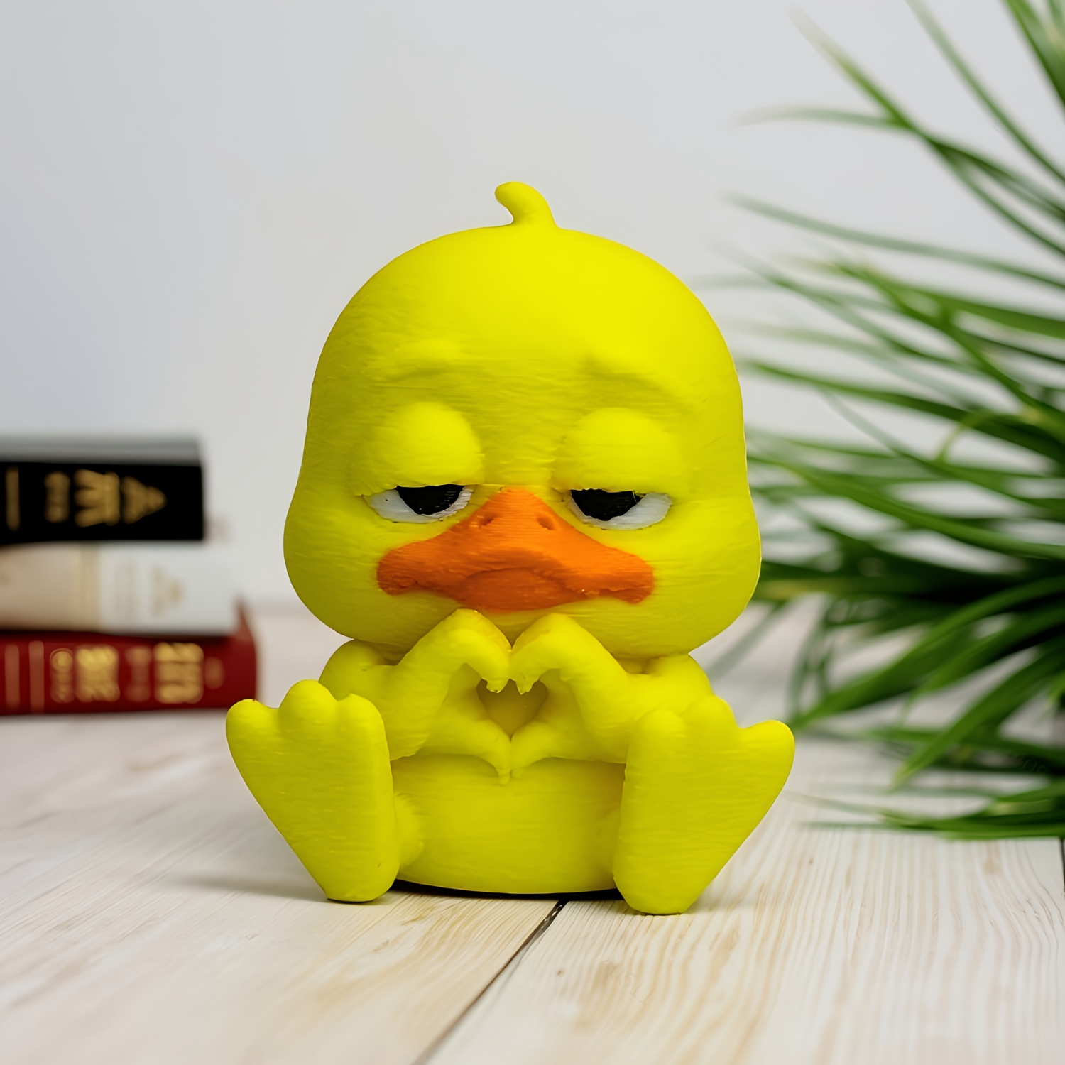 1pc Cute Heart Hands Duck Car  - огляд і ціна Art Craft Duck
