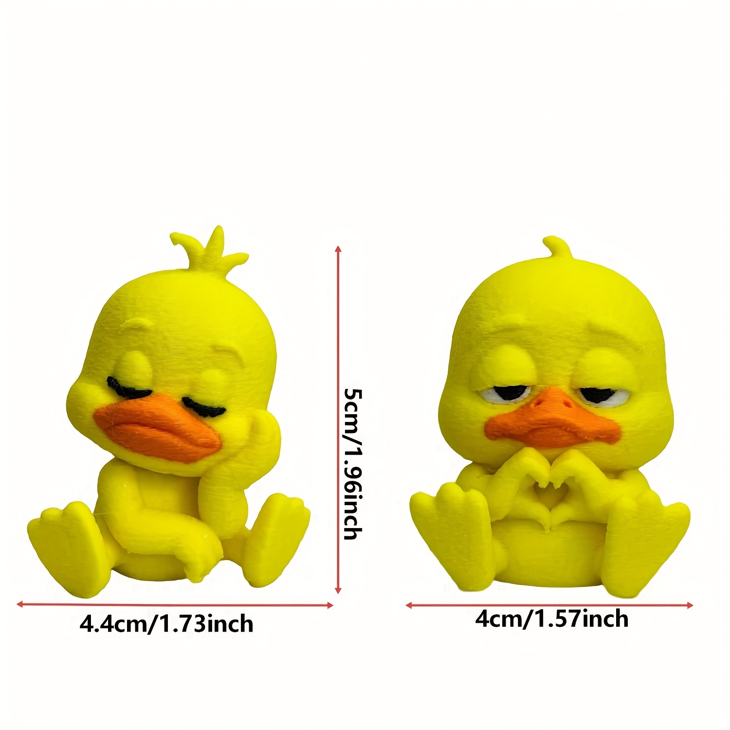 1pc Cute Heart Hands Duck Car  - огляд і ціна Art Craft Duck