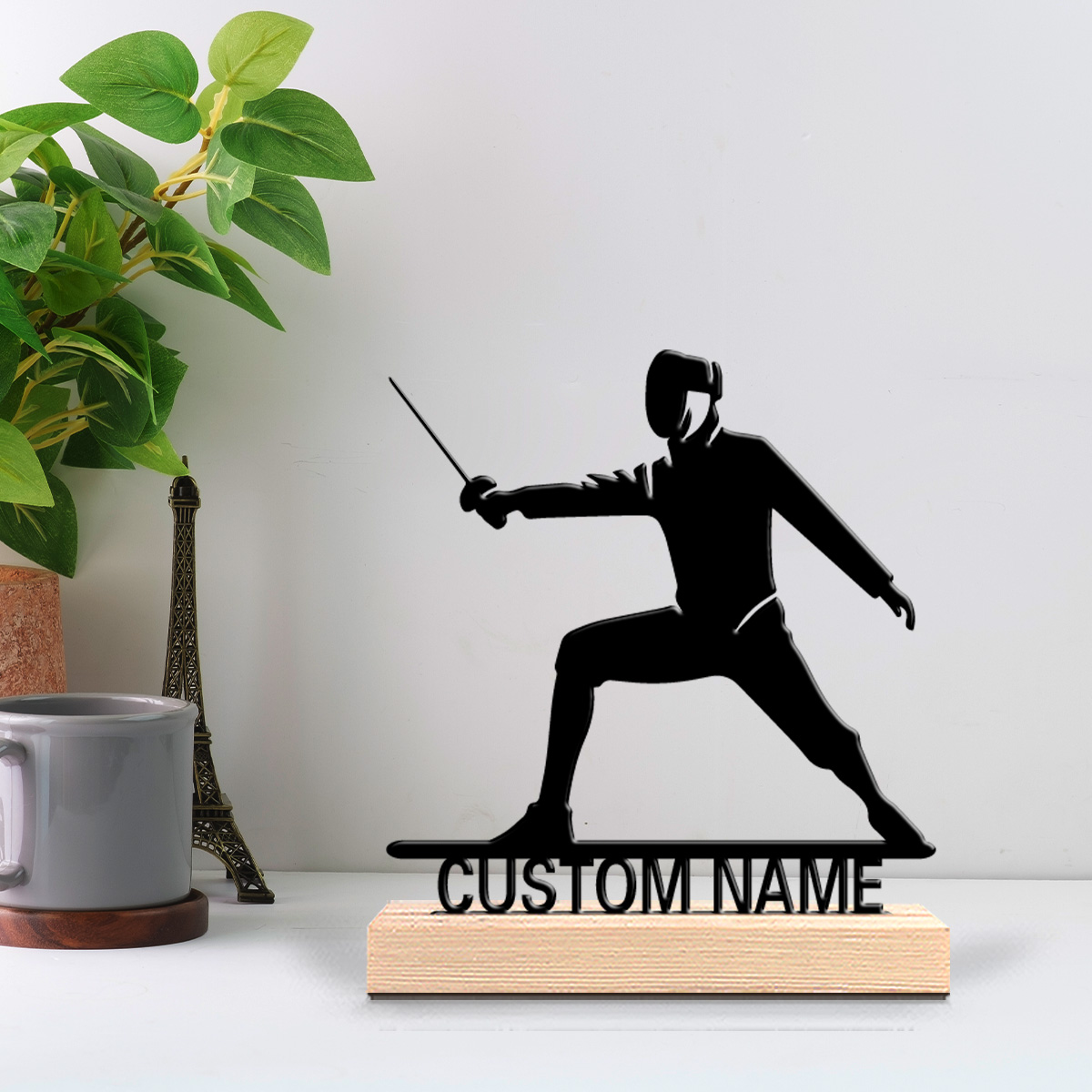 1pc Simple Fencing Customized  - огляд і ціна Art Craft Names