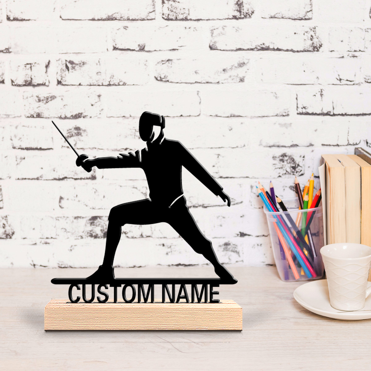 1pc Simple Fencing Customized  - огляд і ціна Art Craft Names