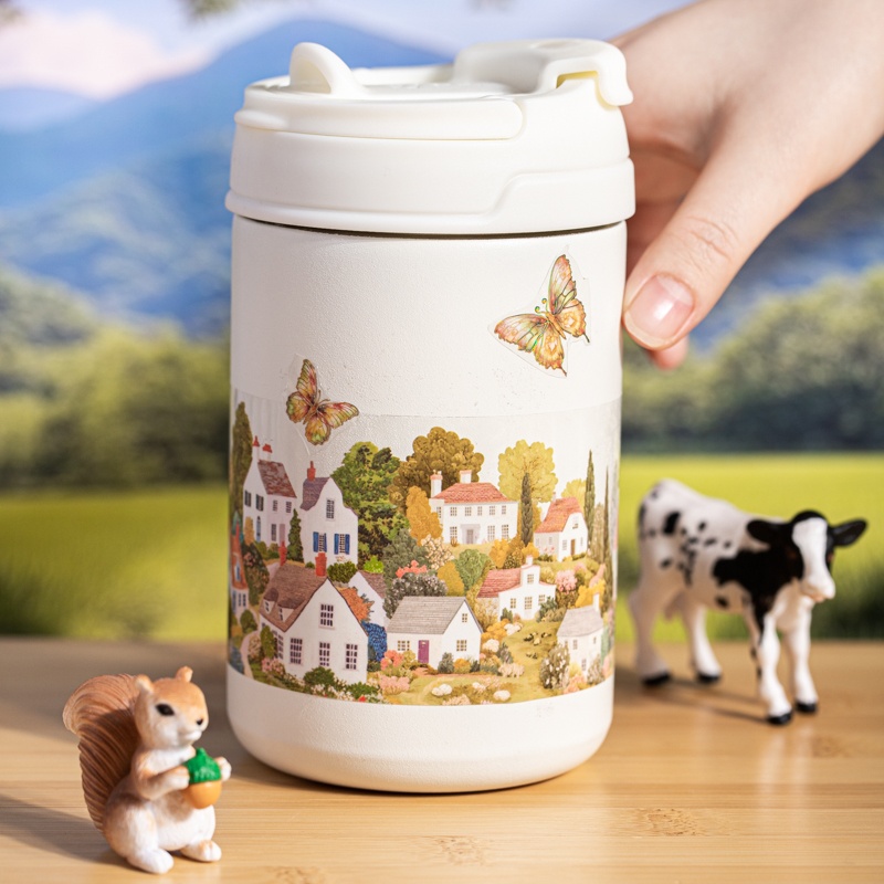 6 Rolls 6Cm×200Cm Village Them - огляд і ціна Art Craft Notebook