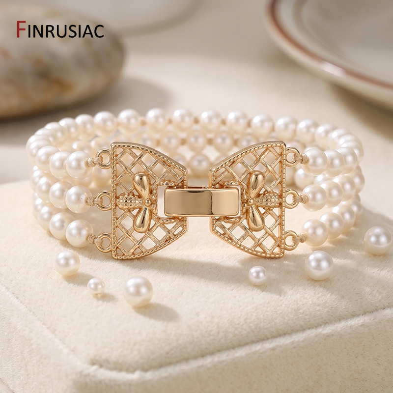14K Gold Plated Brass 3-Row Pe - огляд і ціна Art Craft Ideas