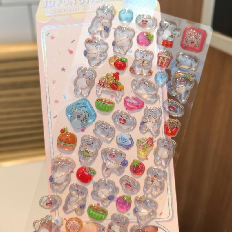 Embossed Animal Sticker Adhesi - огляд і ціна Art Craft Notebook