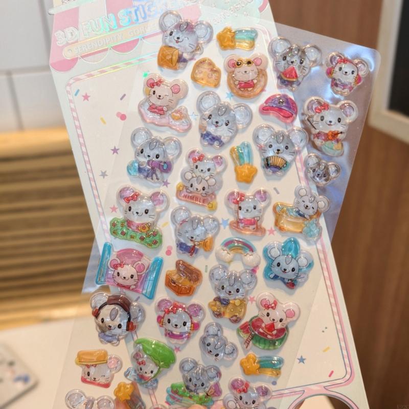 Embossed Animal Sticker Adhesi - огляд і ціна Art Craft Notebook