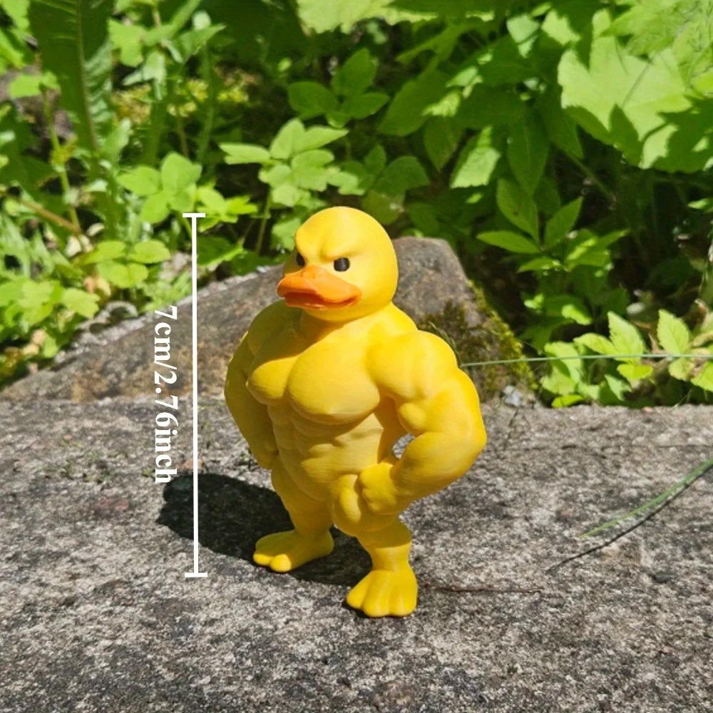 Muscle Duck Statue -3D Desktop - огляд і ціна Art Craft Duck