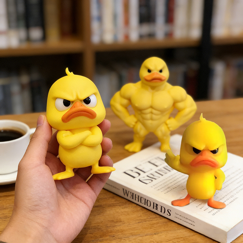 3/1Pcs Muscle/Angry Duck Statu - огляд і ціна Art Craft Duck