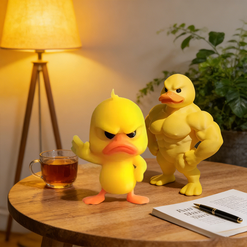 3/1Pcs Muscle/Angry Duck Statu - огляд і ціна Art Craft Duck