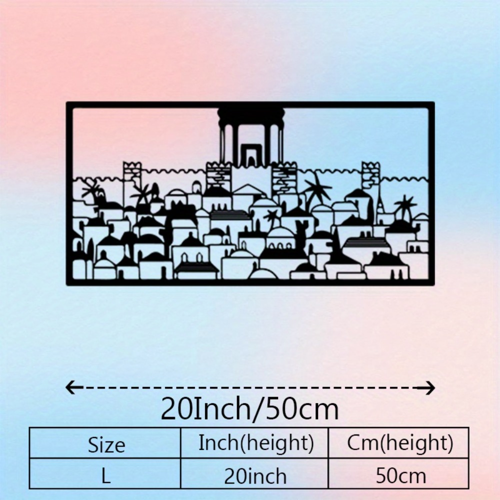 CIFBUY Metal Wall Art Jerusale - огляд і ціна Art & Craft Qatar
